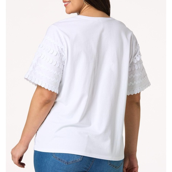 Cato RAC TRIM TEE NWT Spring - Picture 3 of 7